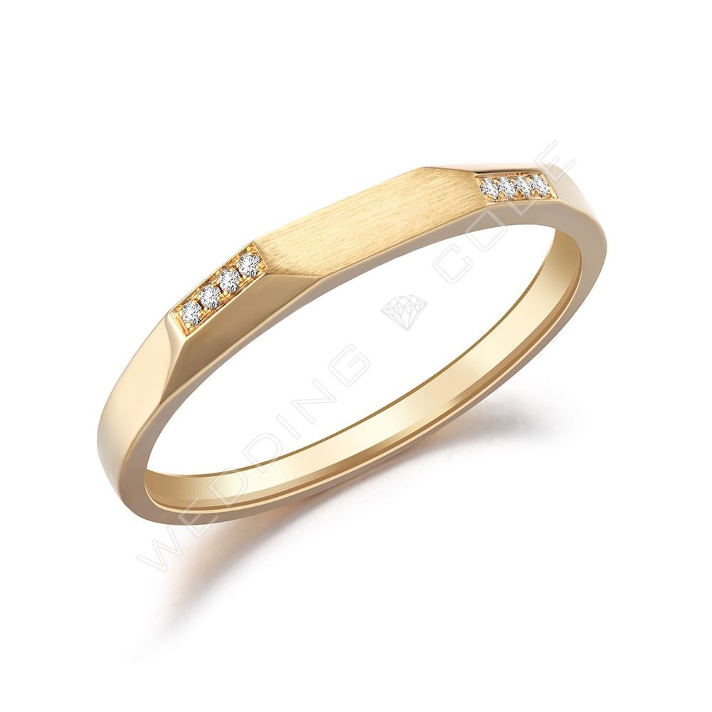 ｜WEDDING CODE｜★0.03 克拉男戒 4571黃